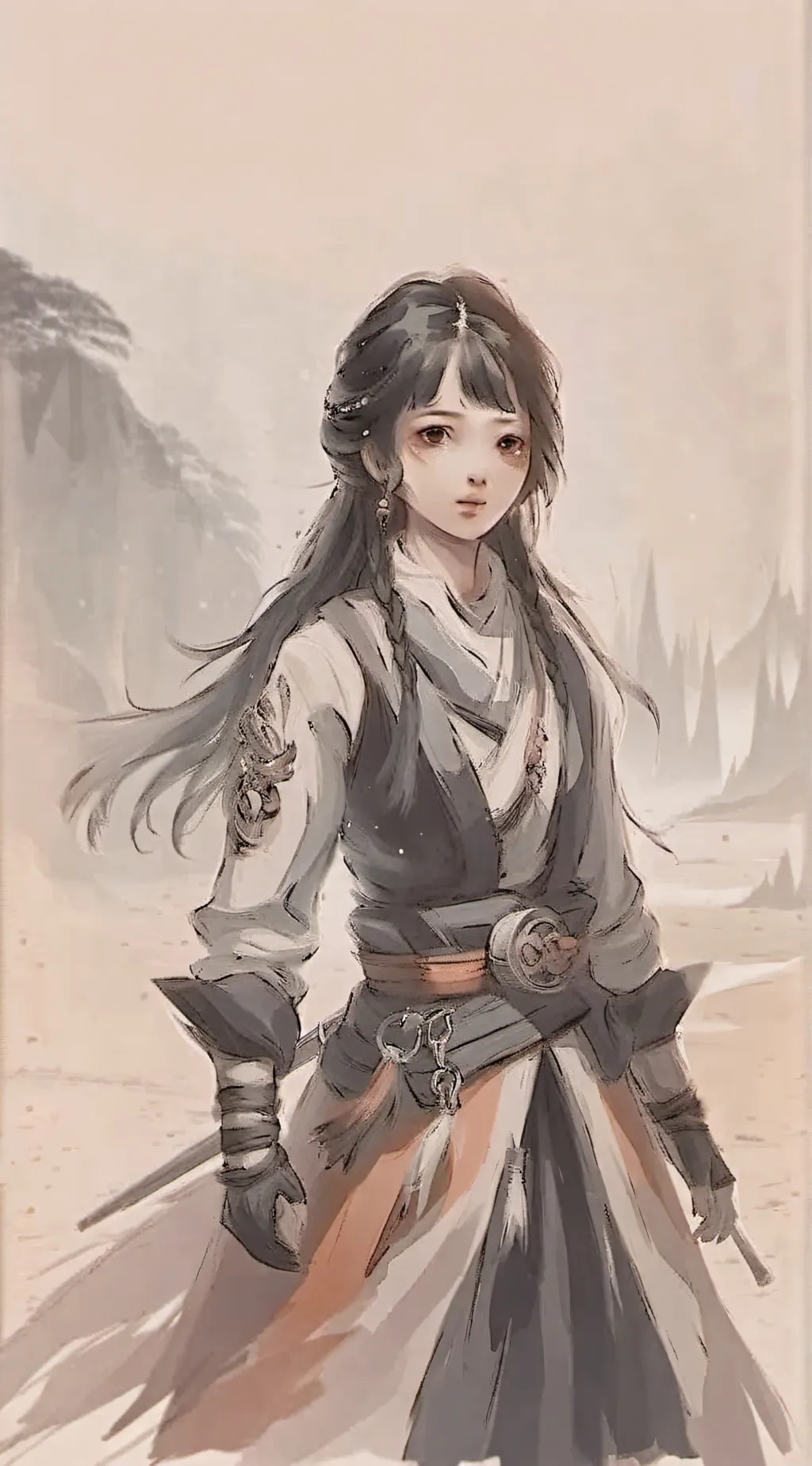 ai character: silvia background