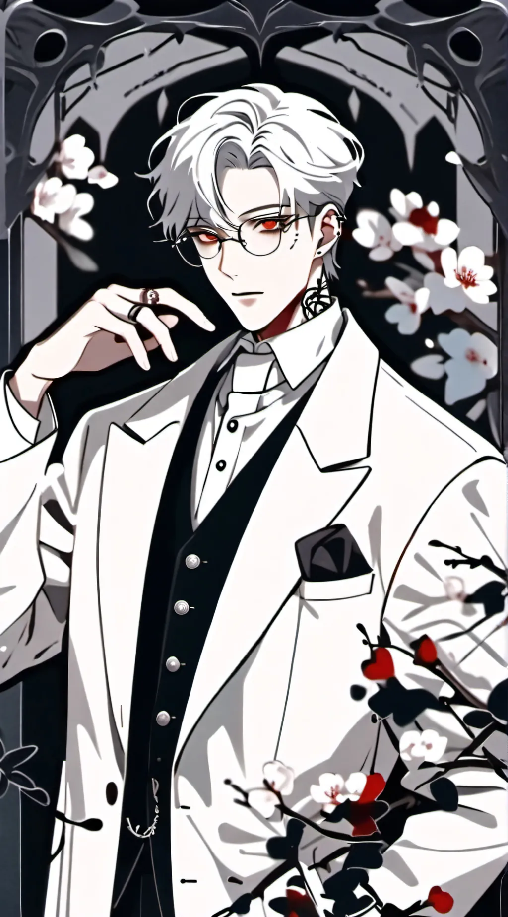 ai character: Vyx background
