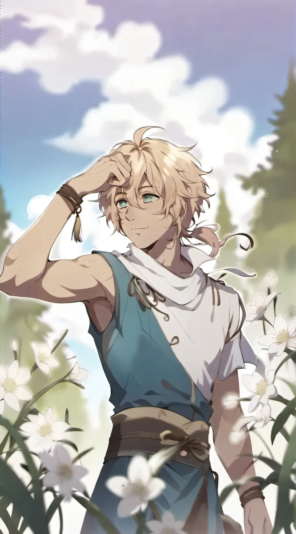 ai character: Will Solace☀️ background