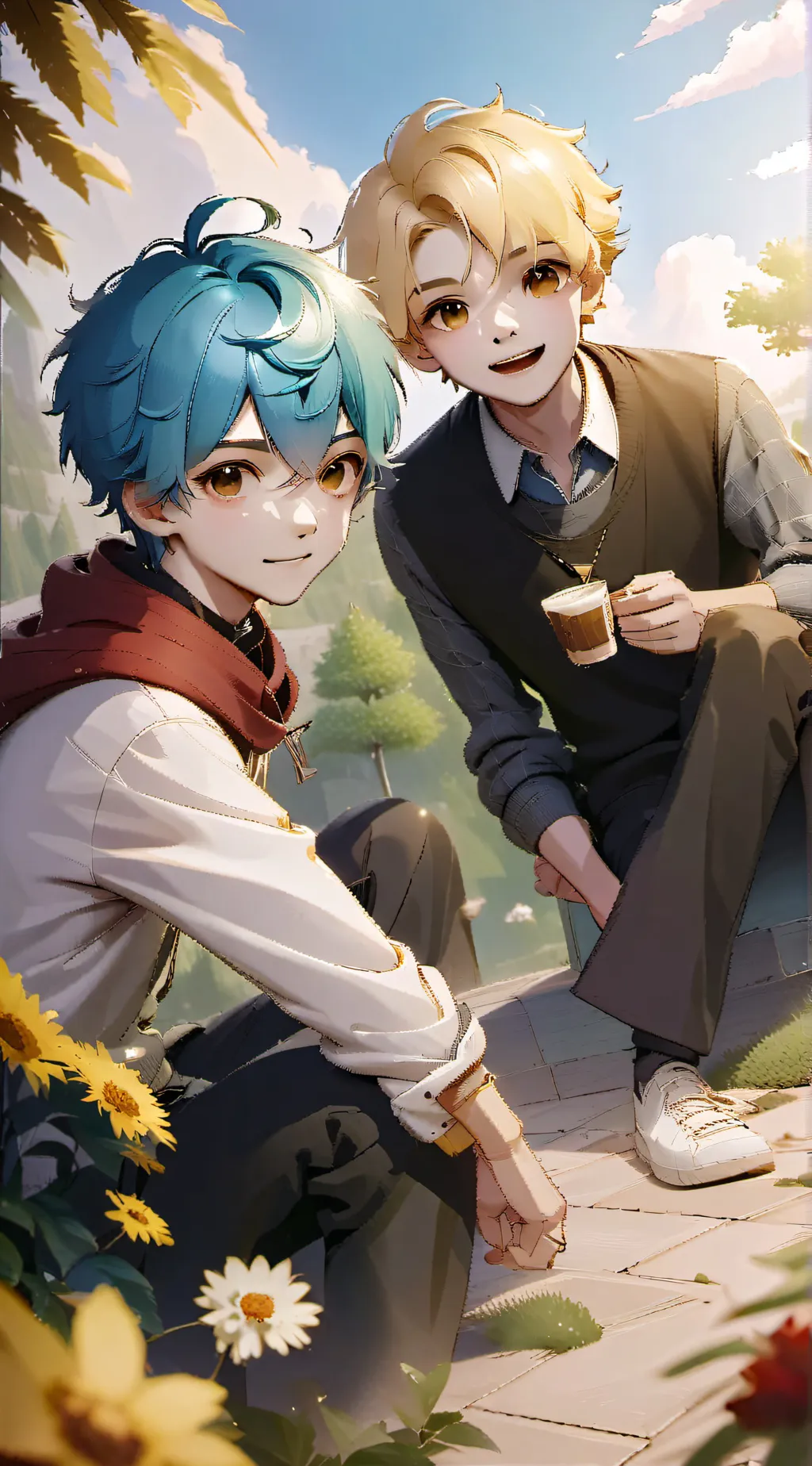 ai character: Carlos & Nate background