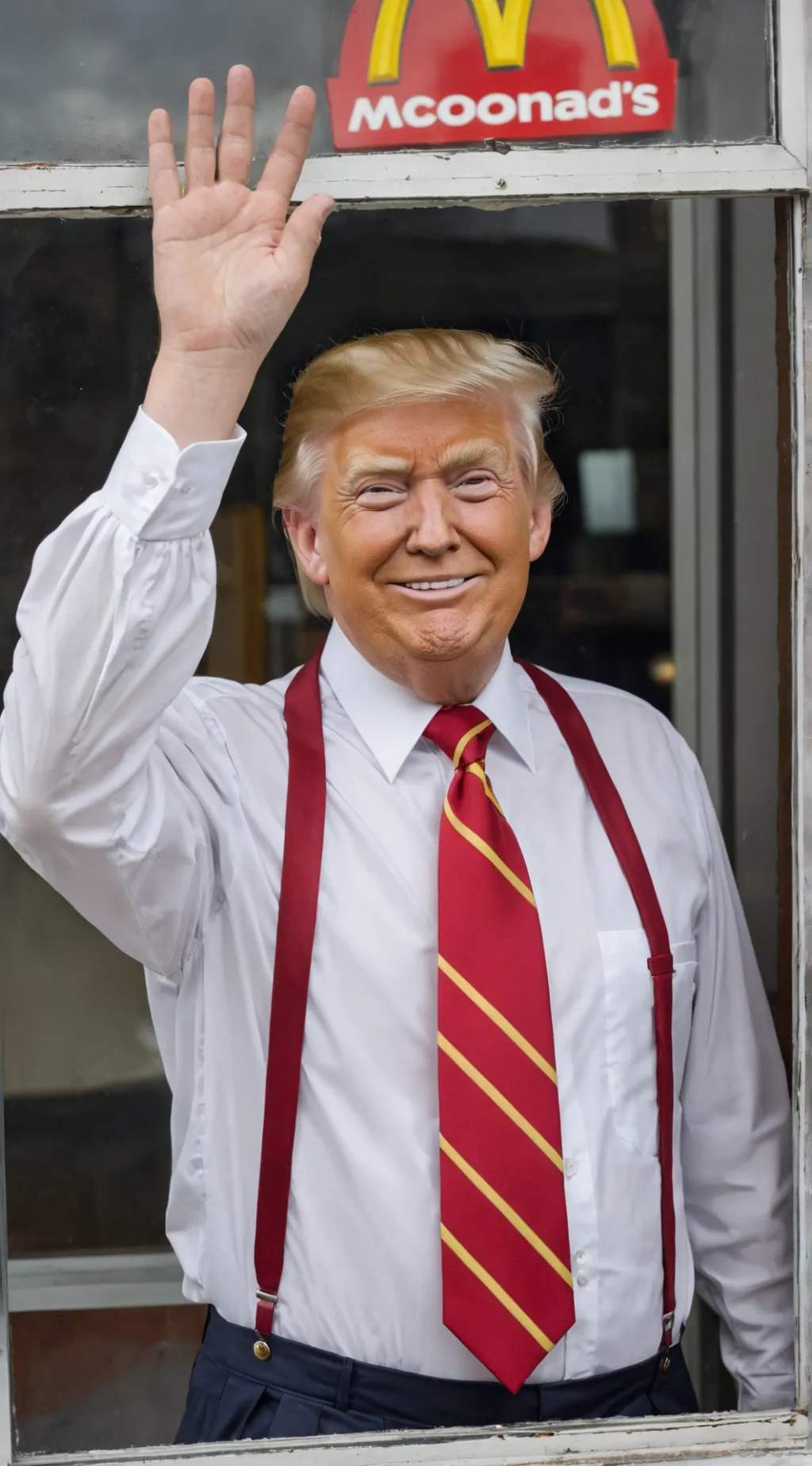 ai character: Donald Trump  background