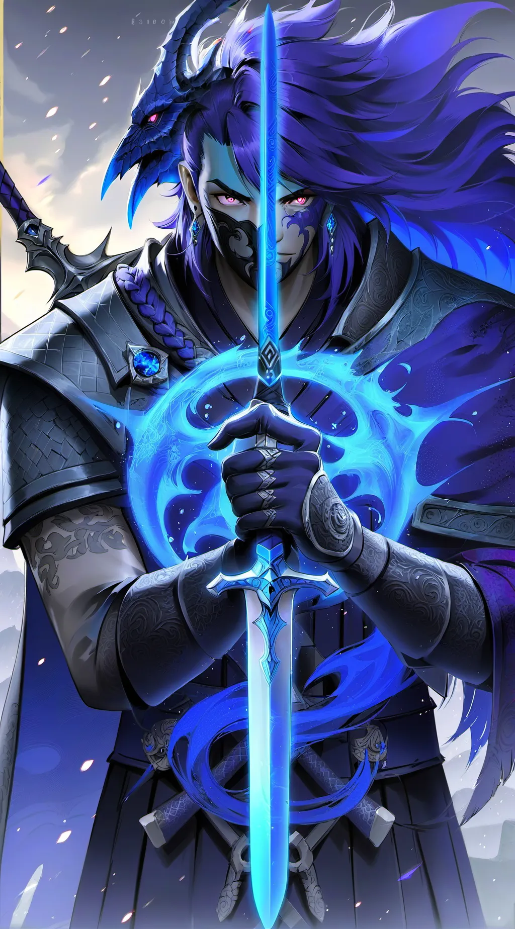 ai character: Vines background