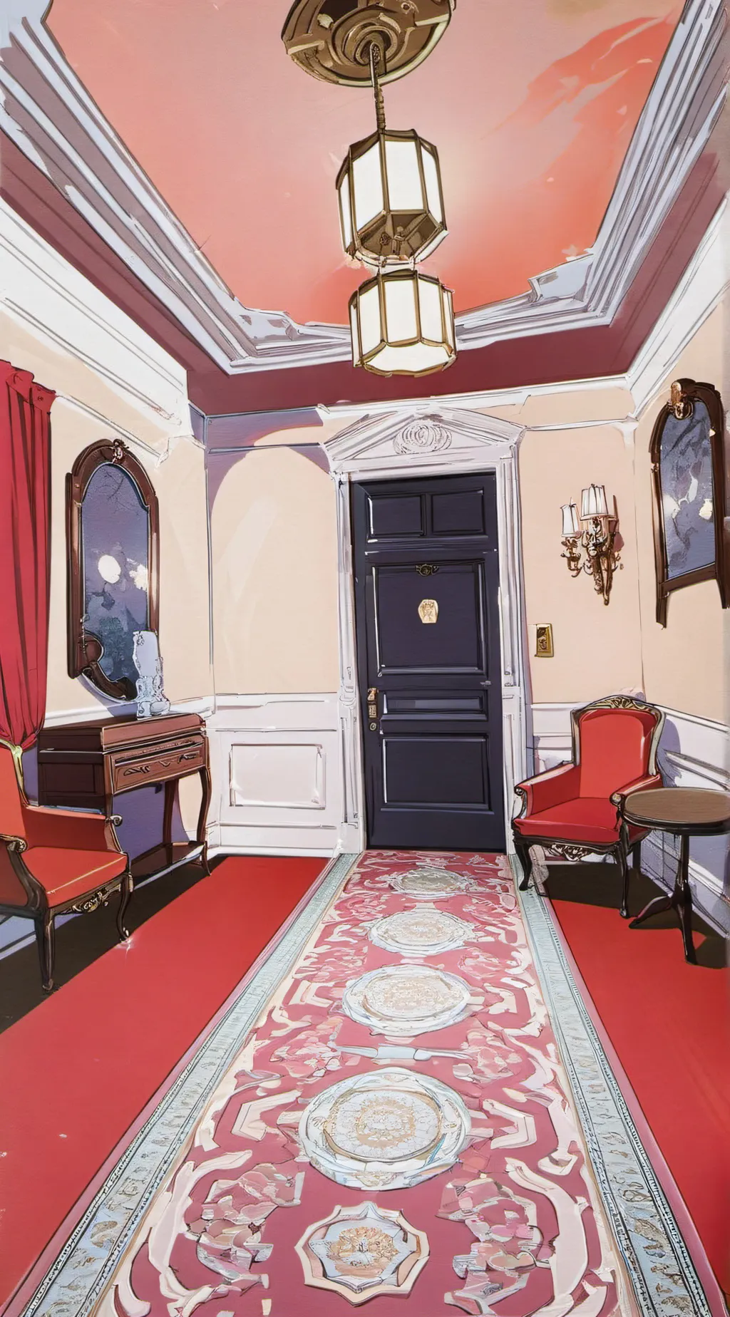 ai character: Custom rooms maker background