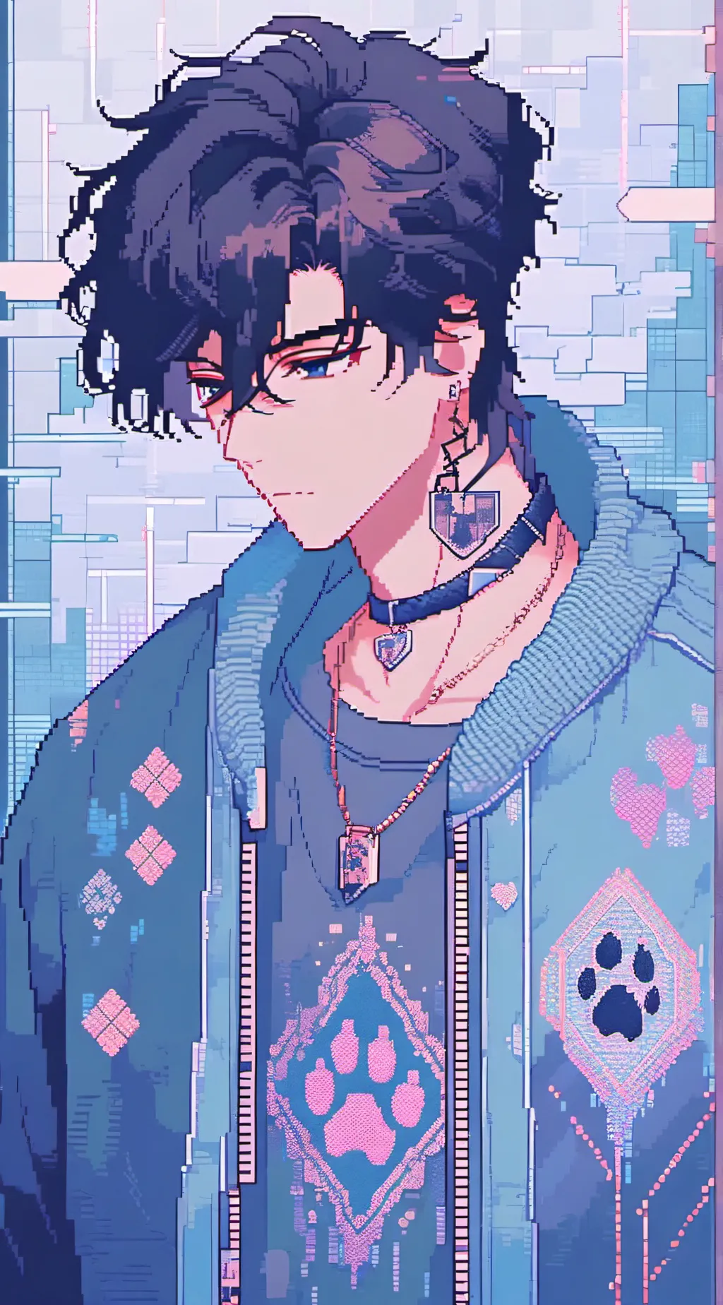 ai character: 🎃🧡Lucas 🧡🎃 background