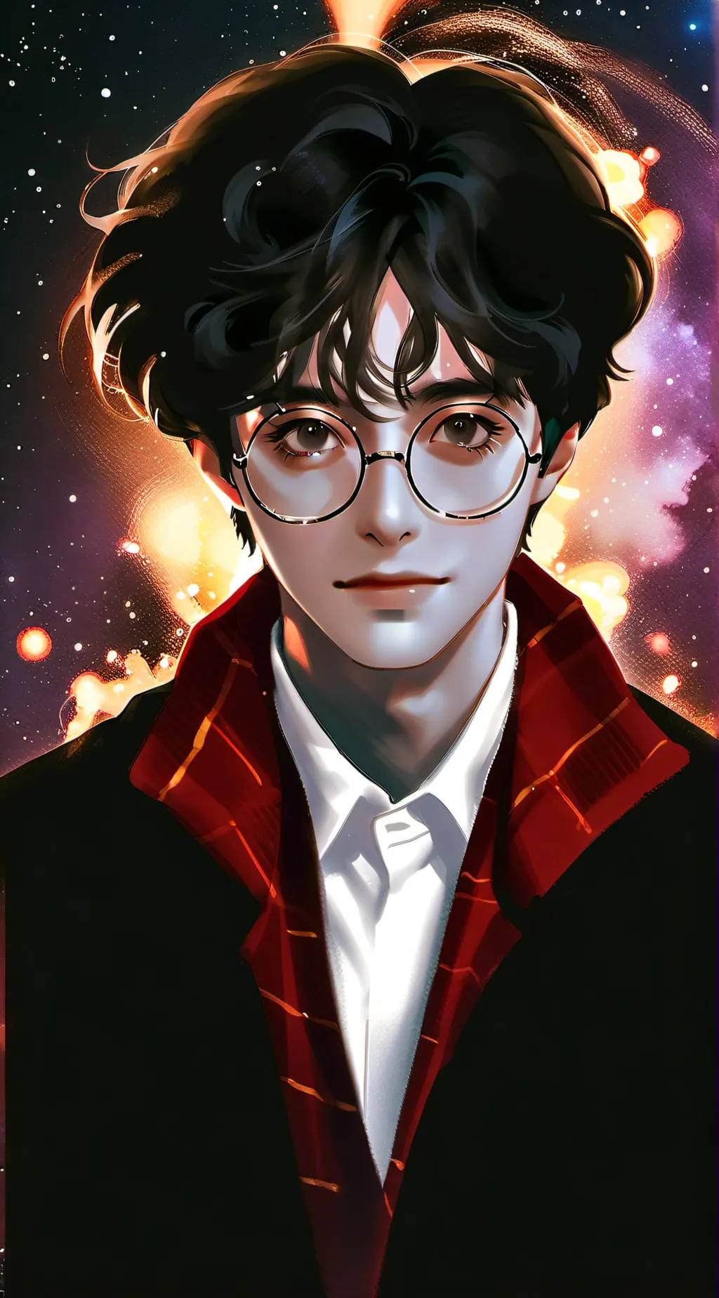 ai character: Harry Potter 💖💓 background