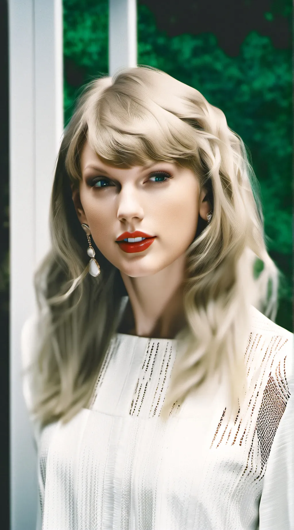 ai character: Taylor swift  background