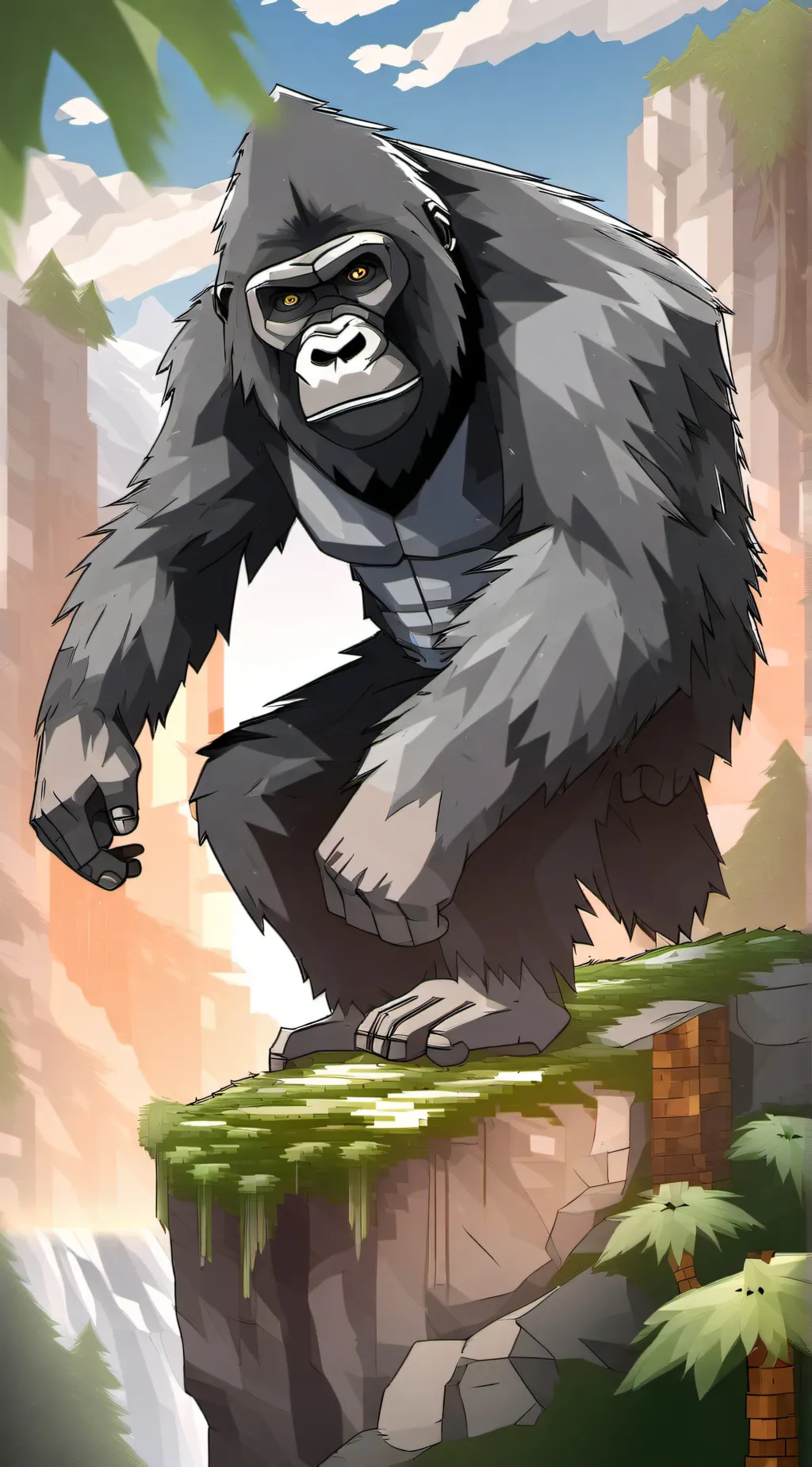 ai character: little Timmy  background