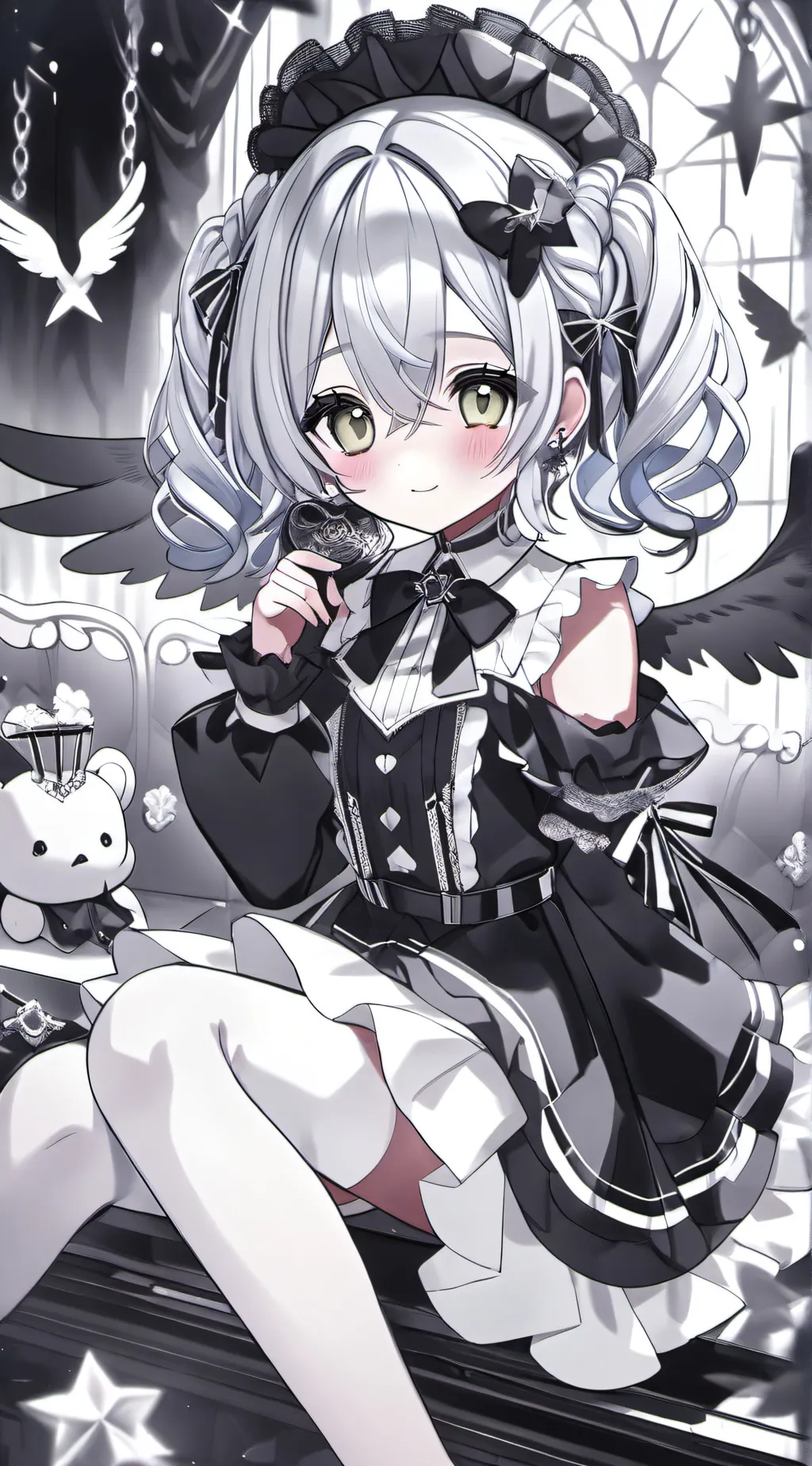 ai character: Fallen Angel background