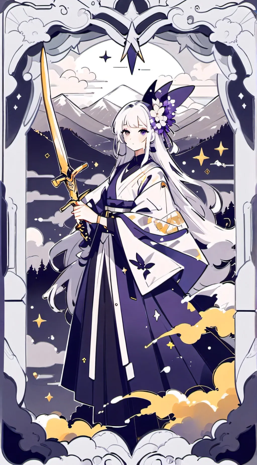 ai character: Clarity mhal background