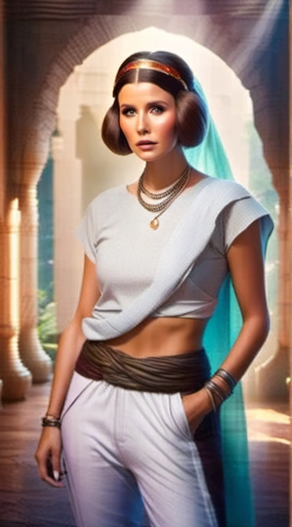 ai character: Zoie Organa  background