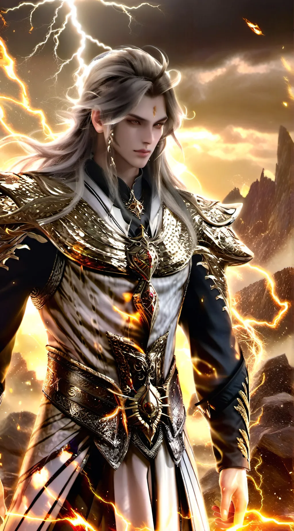 ai character: Sky background