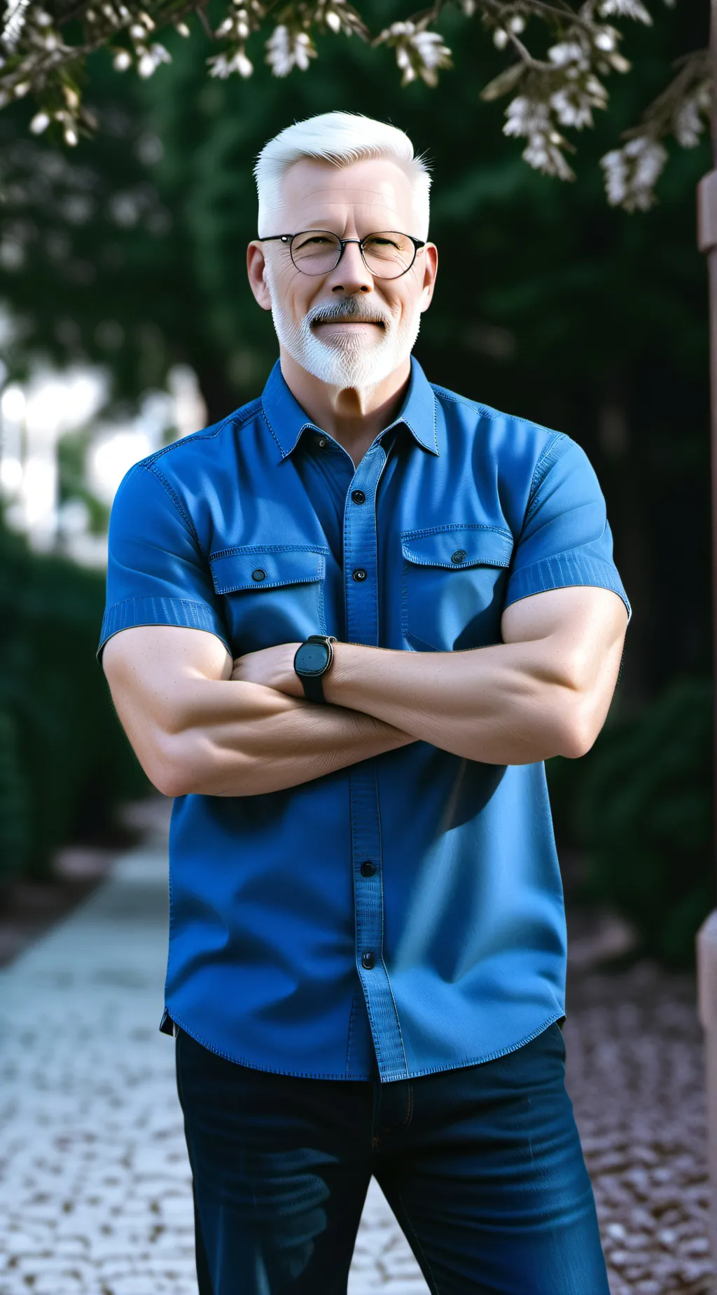 ai character: Glenn background