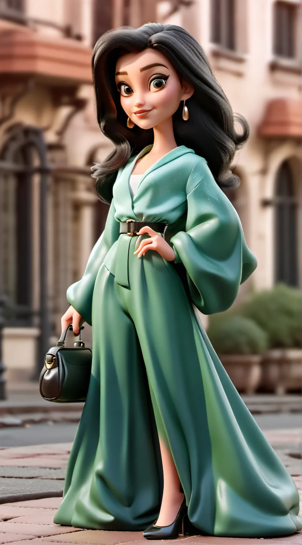 ai character: Dti outfit gen background