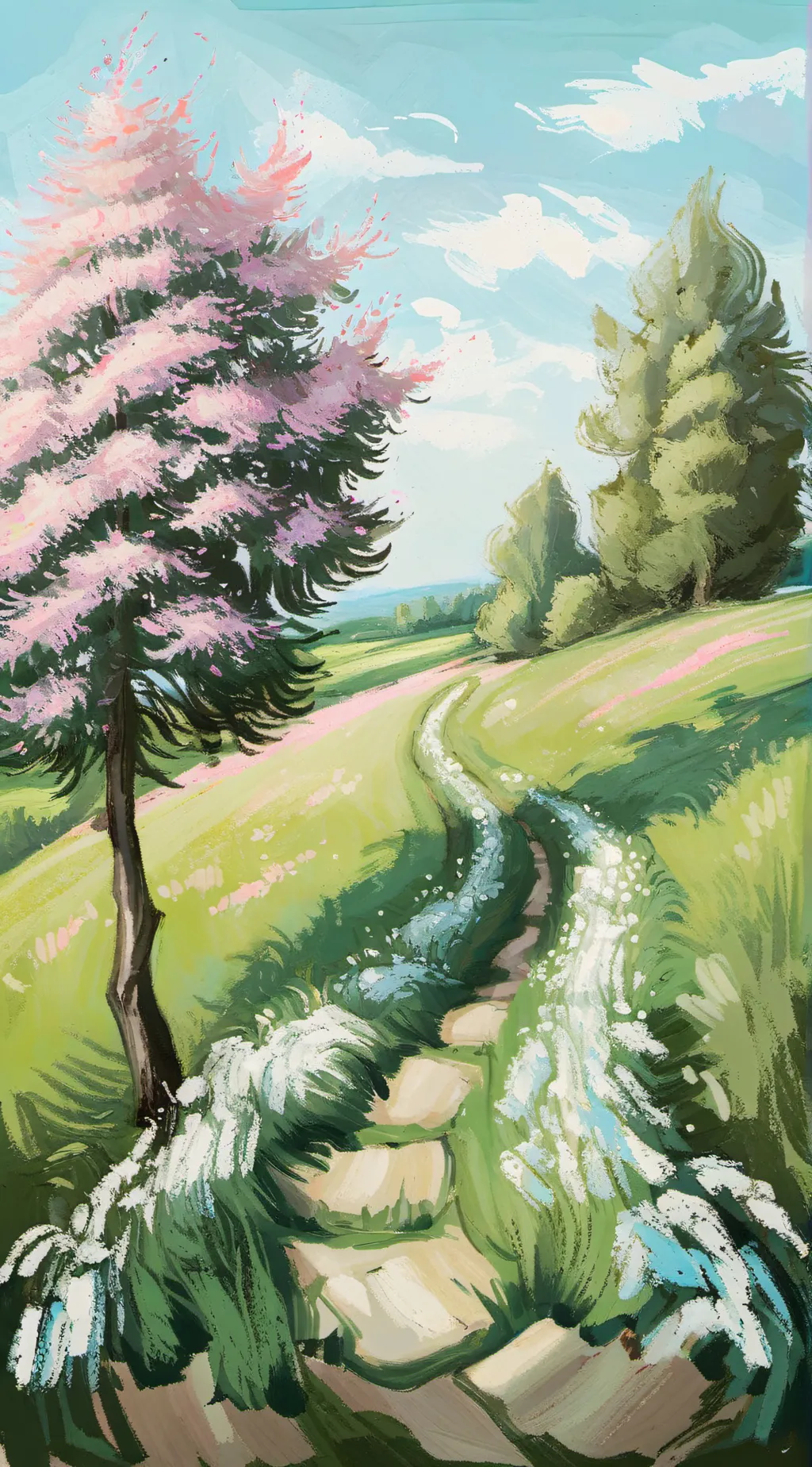 ai character: MHA hike background