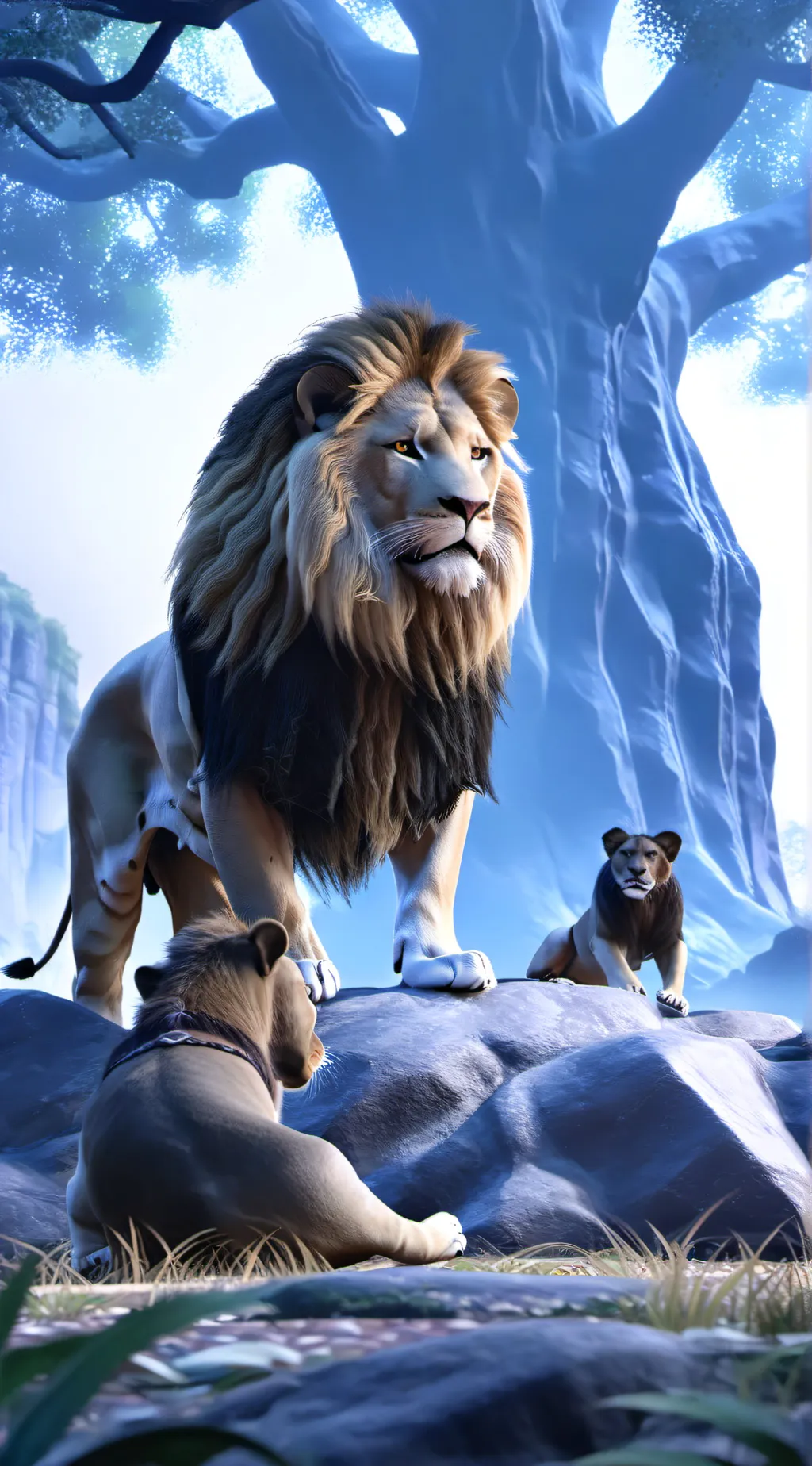 ai character: •Hunter Pride• background