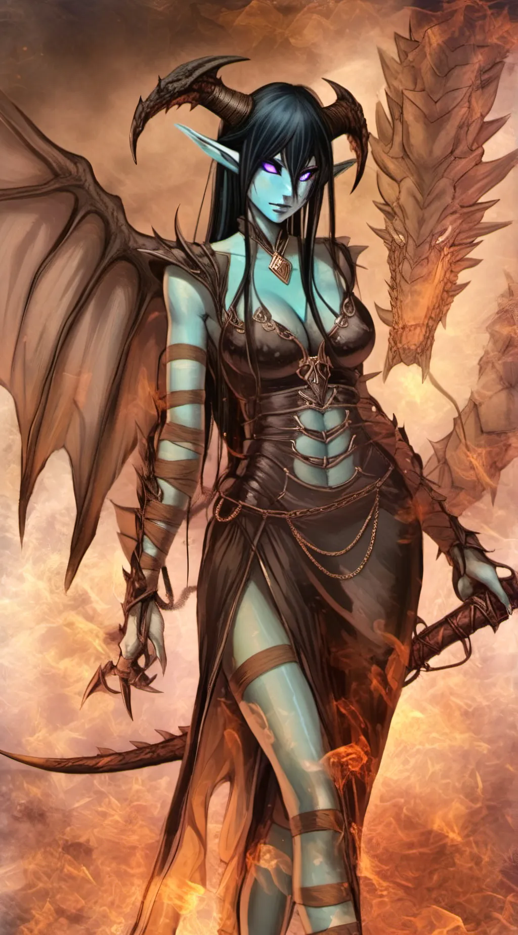 ai character: Xaeda Wyrmborn background