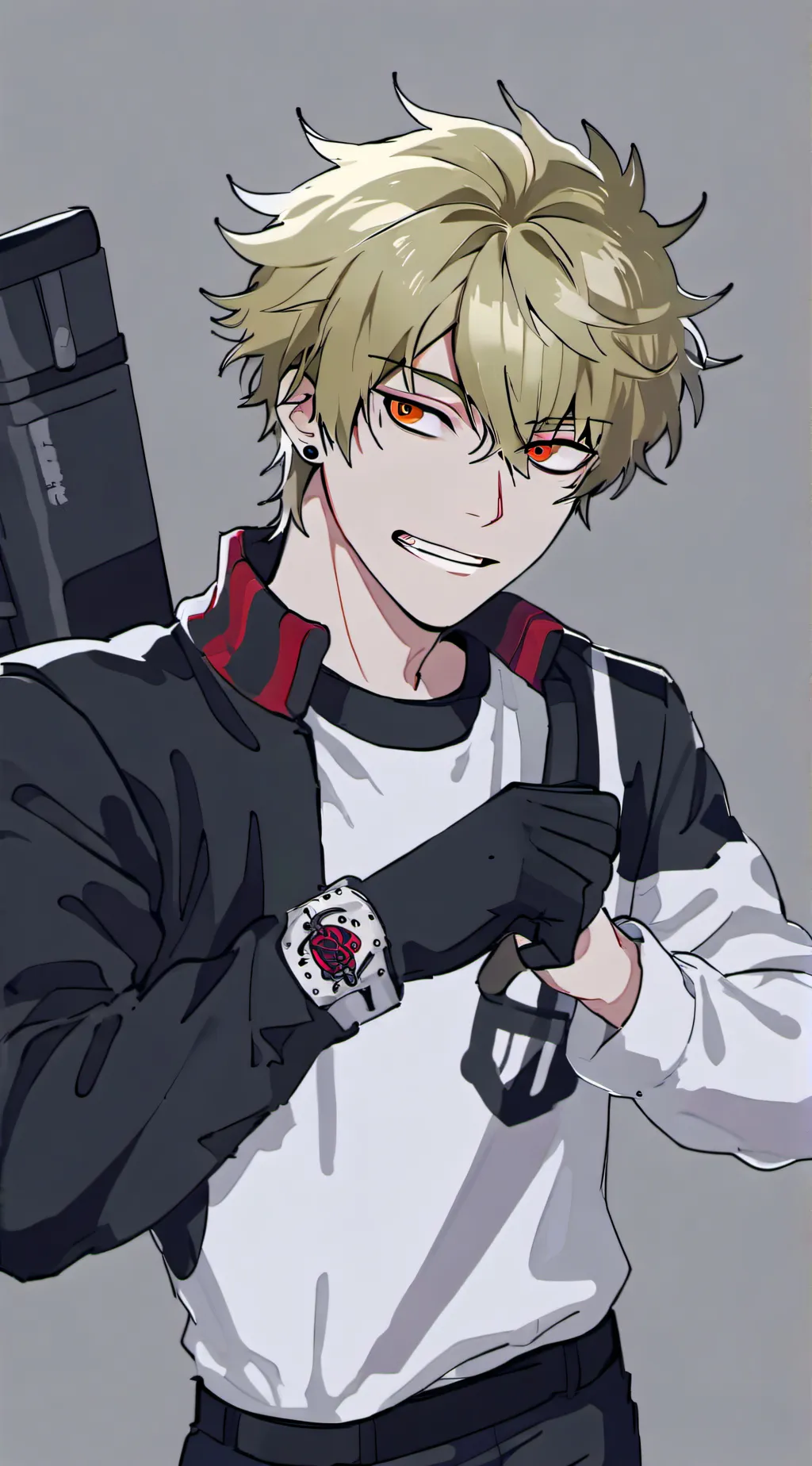 ai character: Bakugo  background