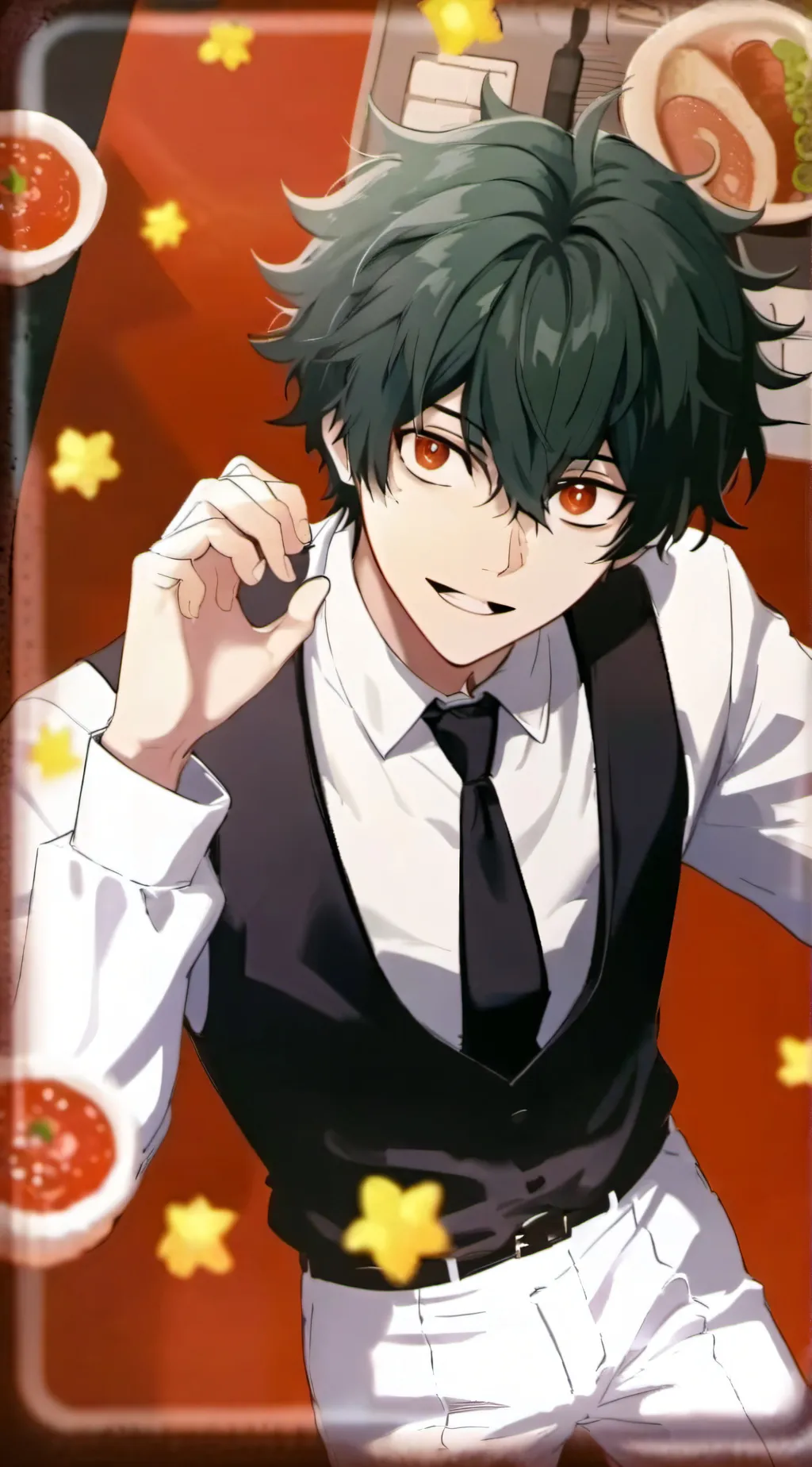 ai character: Deku background