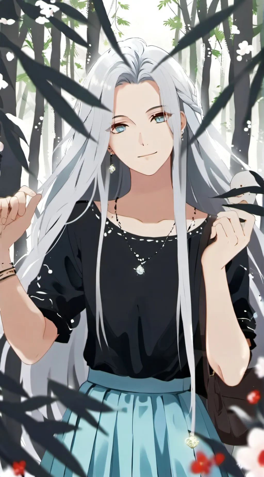 ai character: Leila potter  background