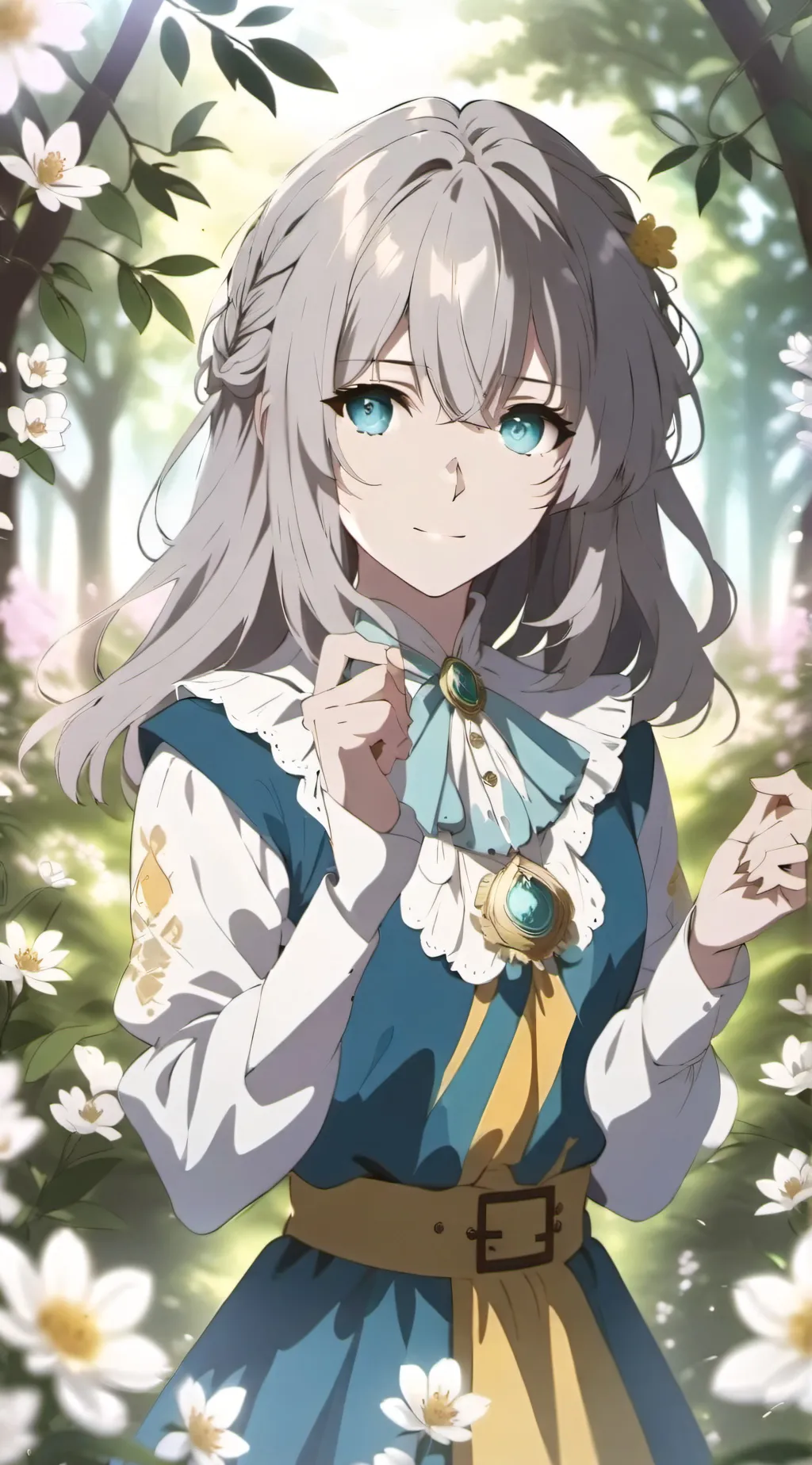 ai character: yuri anayastuki background