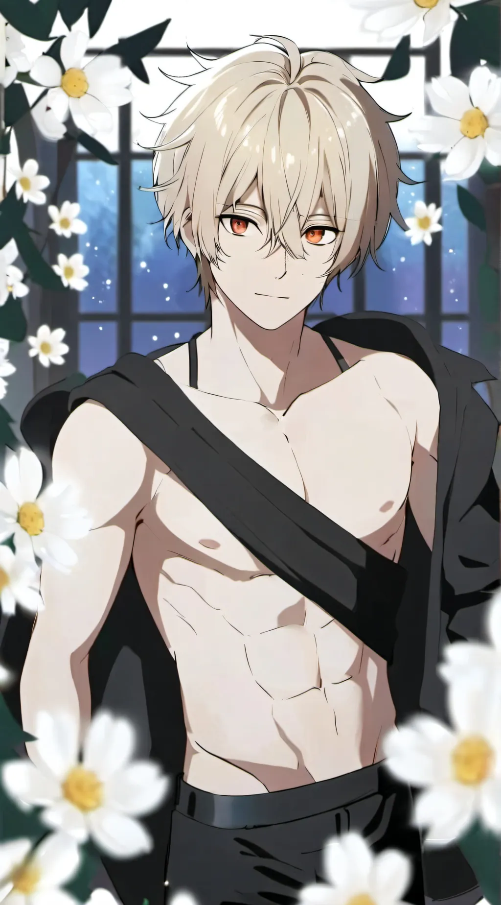 ai character: bakugo  background