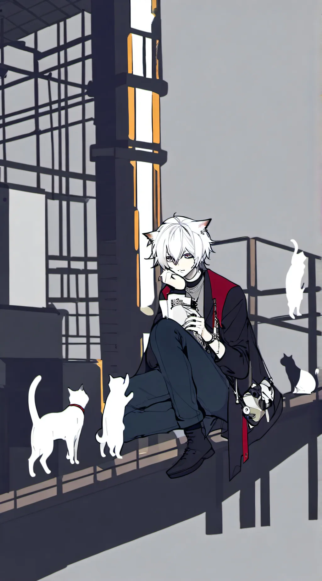 ai character: Mha pets👹 background