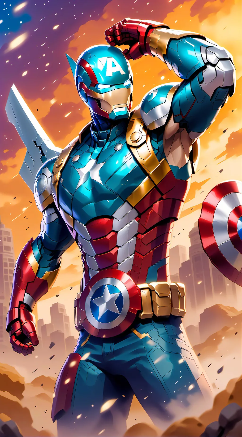 ai character: Avengers background
