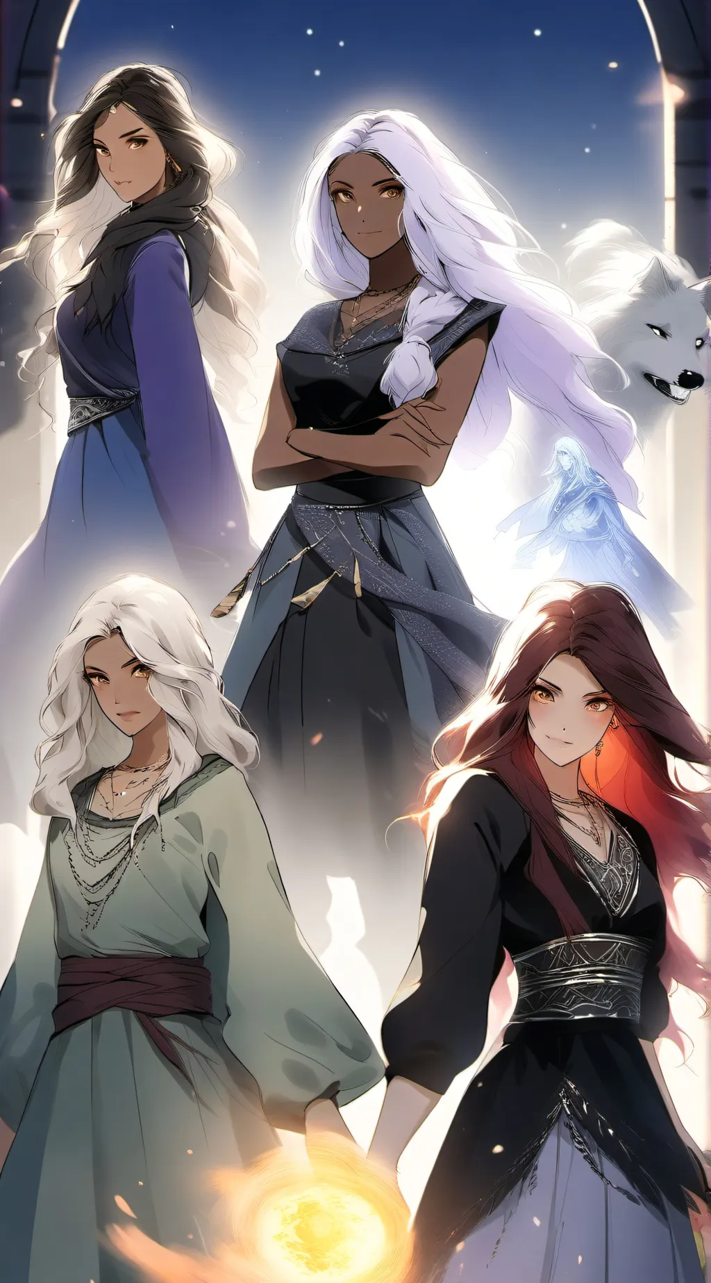 ai character: Girls background