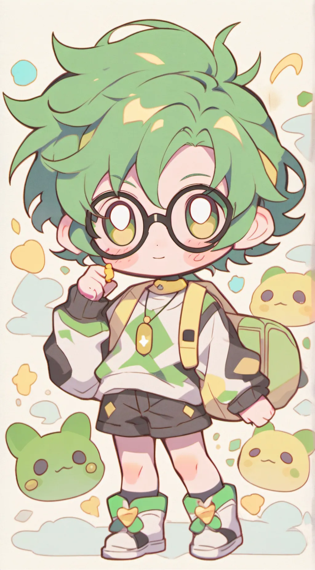 ai character: ☯︎Dexter☯︎ background
