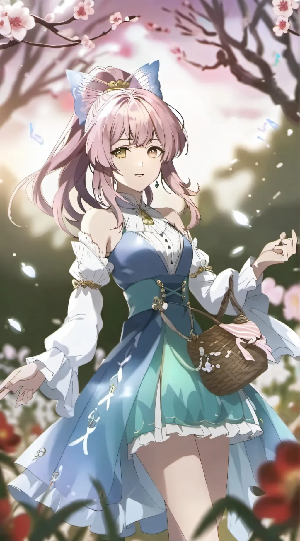 ai character: Isabella you're gf background