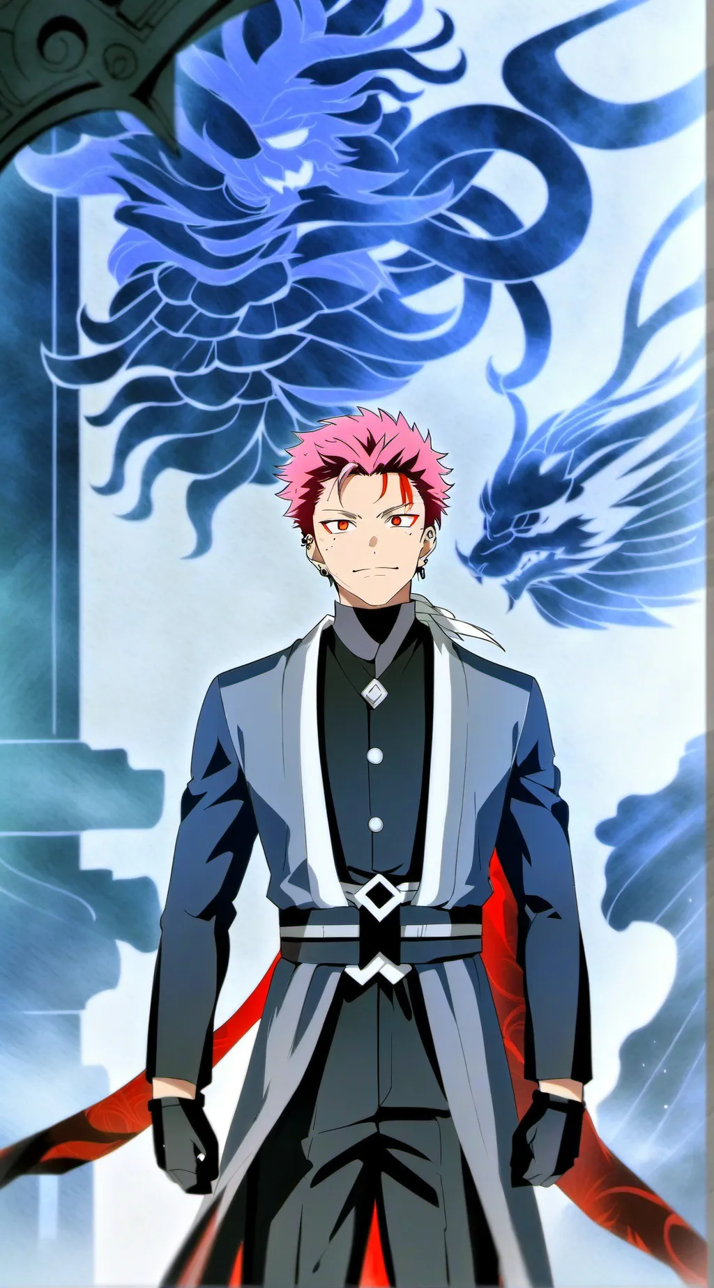 ai character: Sukuna background