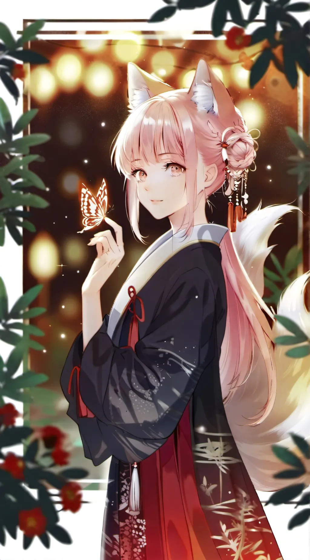ai character: la kitsune background