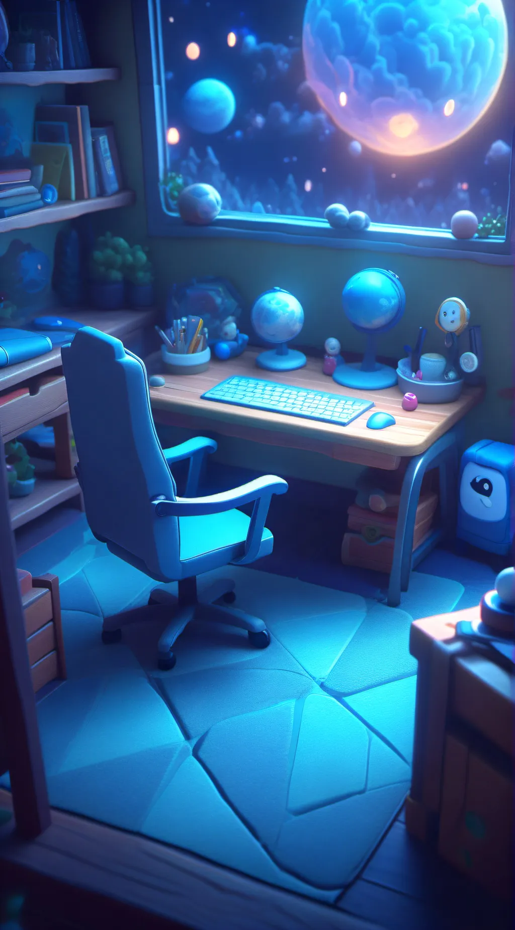 ai character: schools background