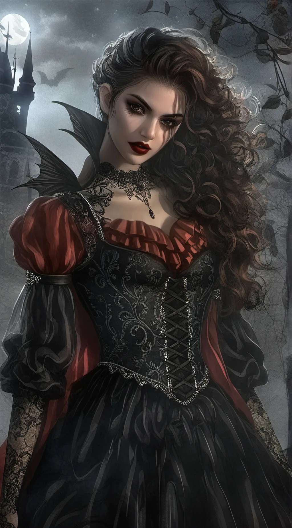 ai character: Ciara, Sangre  background