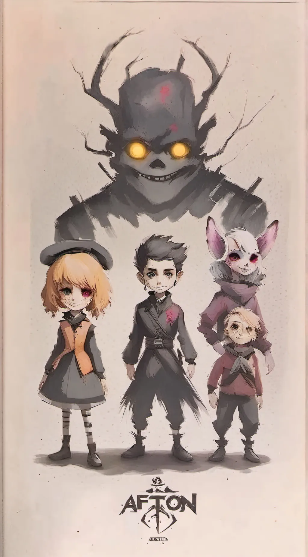 ai character: afton family  background