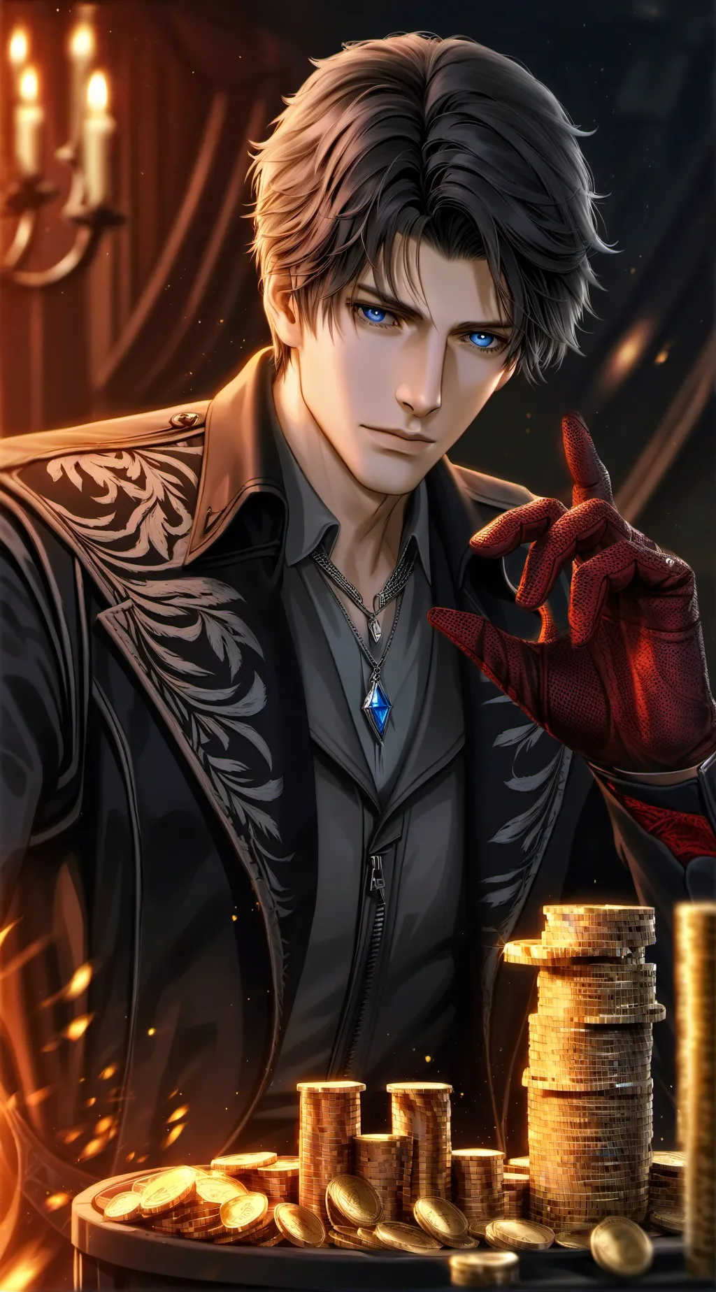 ai character: Christ background