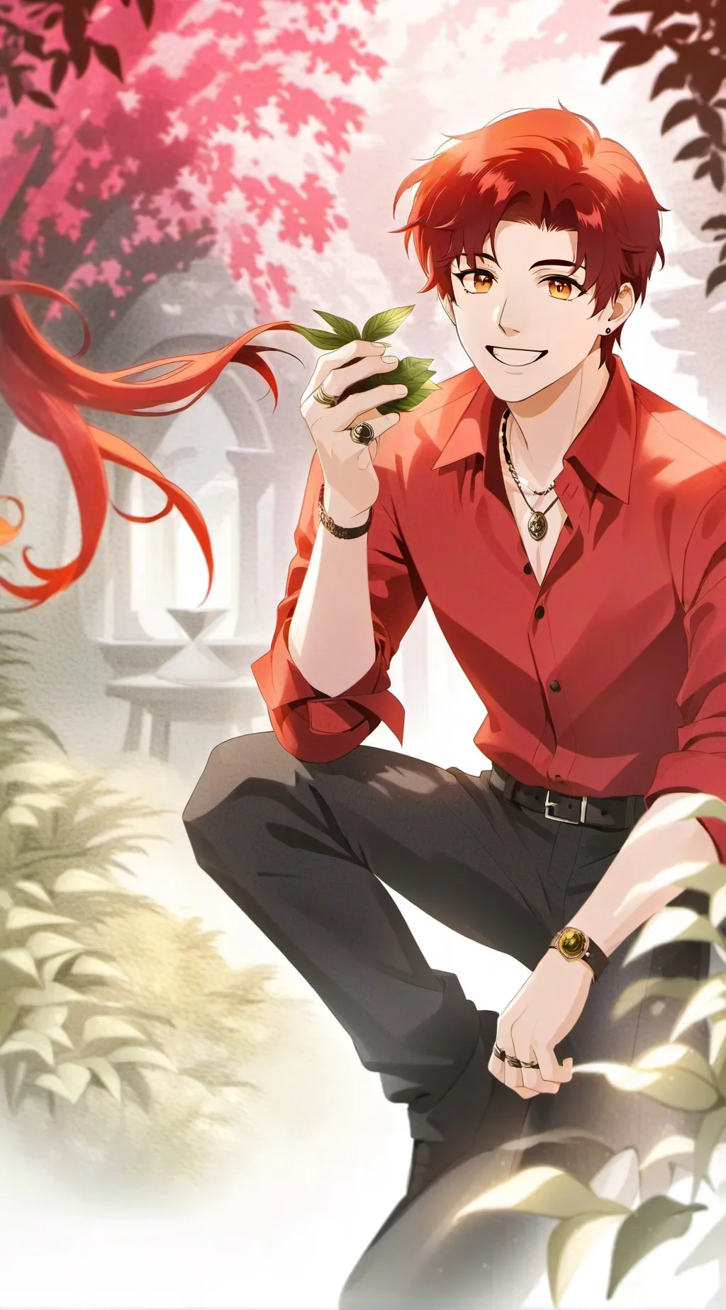 ai character: alastor  background