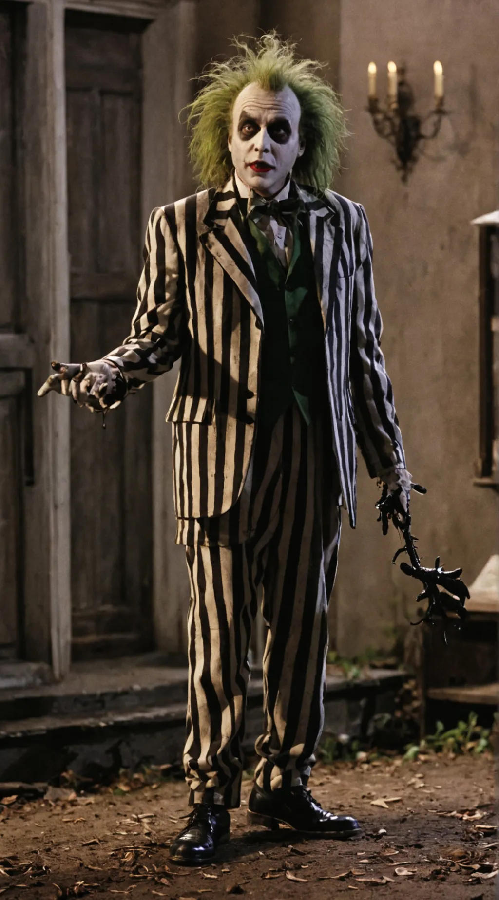 ai character: Beetlejuice 2 background