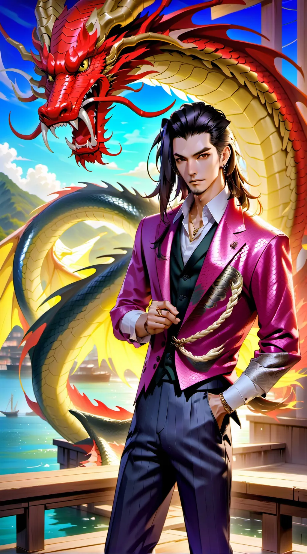 ai character: Ryu background