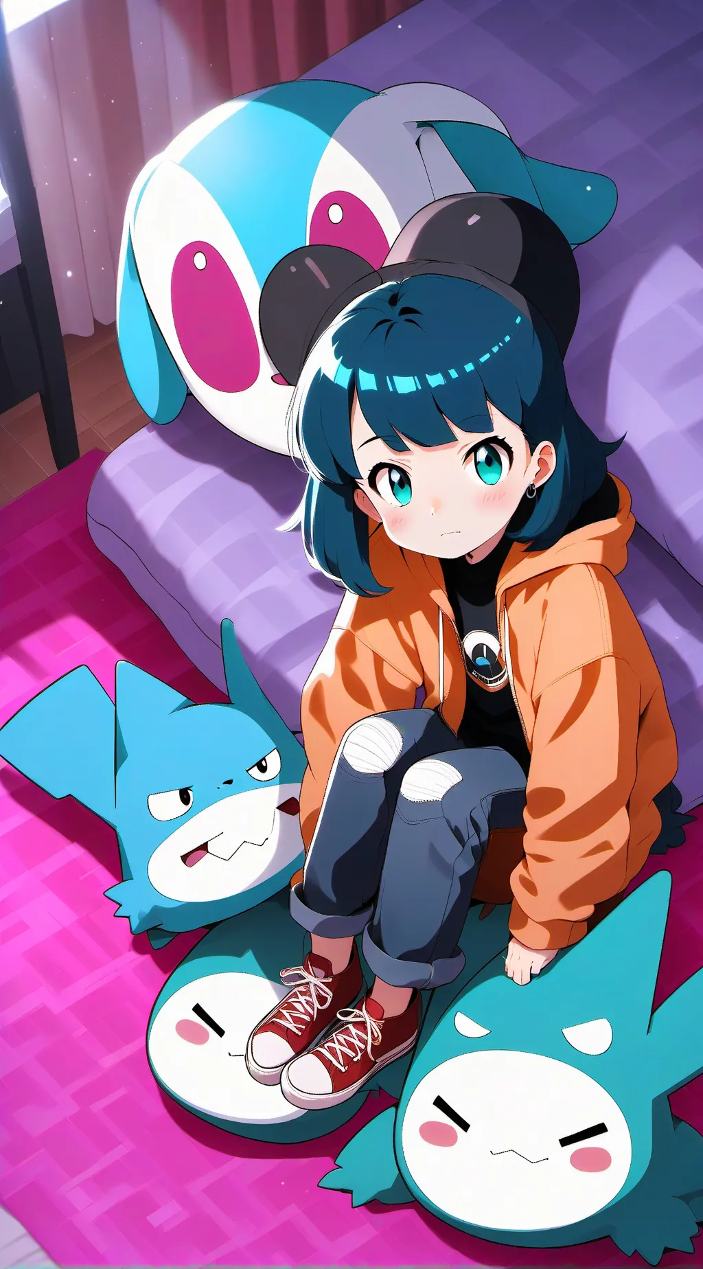 ai character: mm2 sleep over background