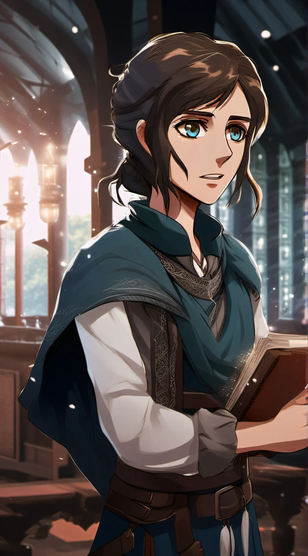 ai character: Aria background