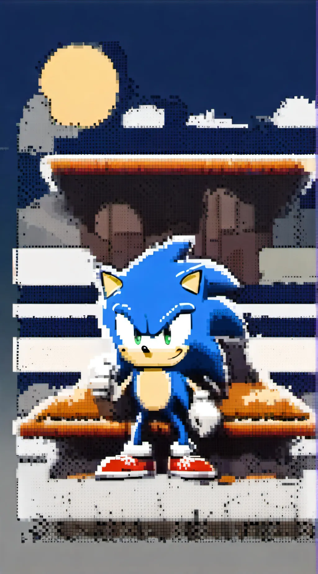 ai character: Sonic background