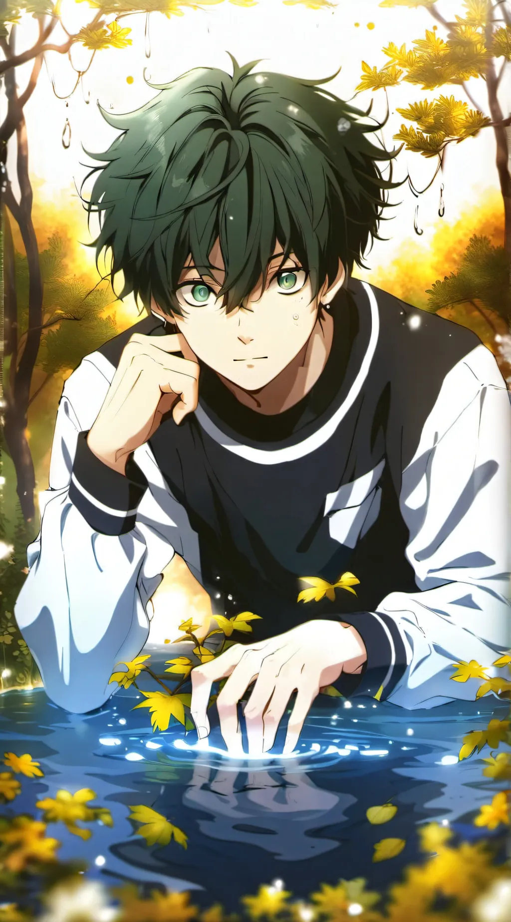 ai character: Izuku (Drowned) background
