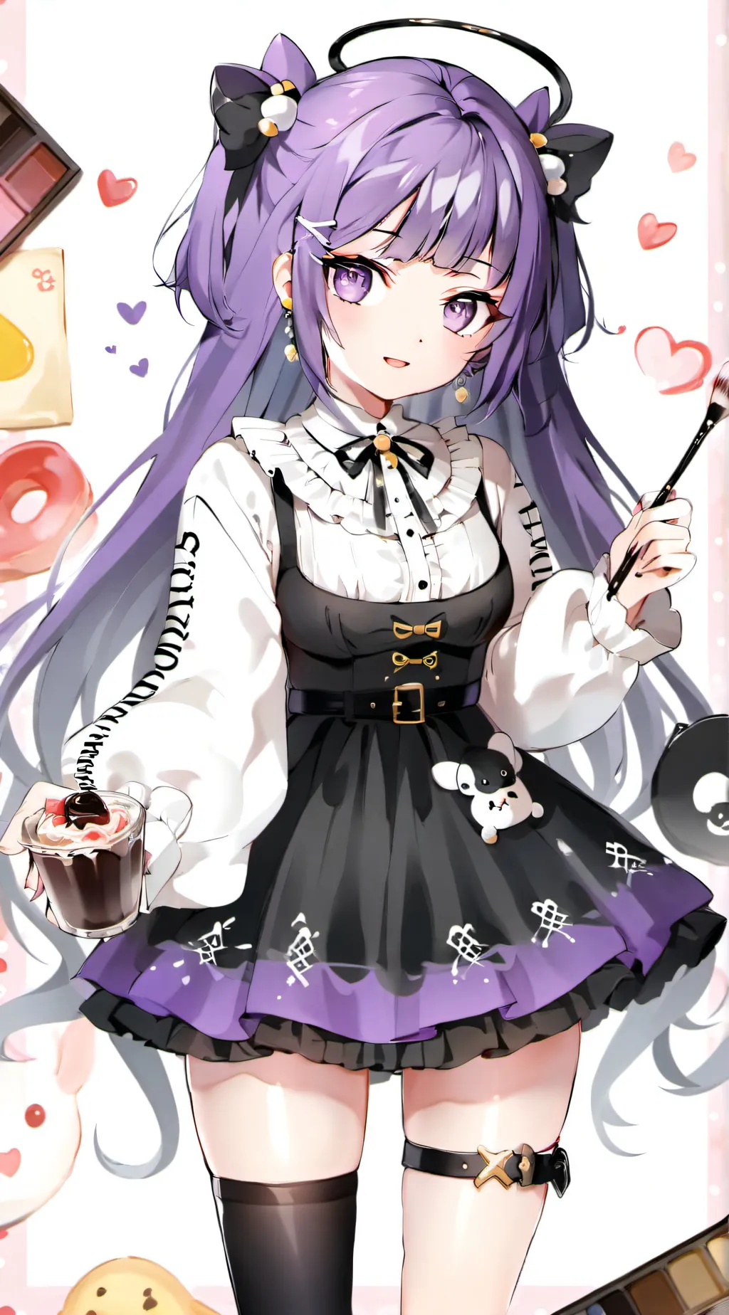ai character: @Cookiecat_Numnum background