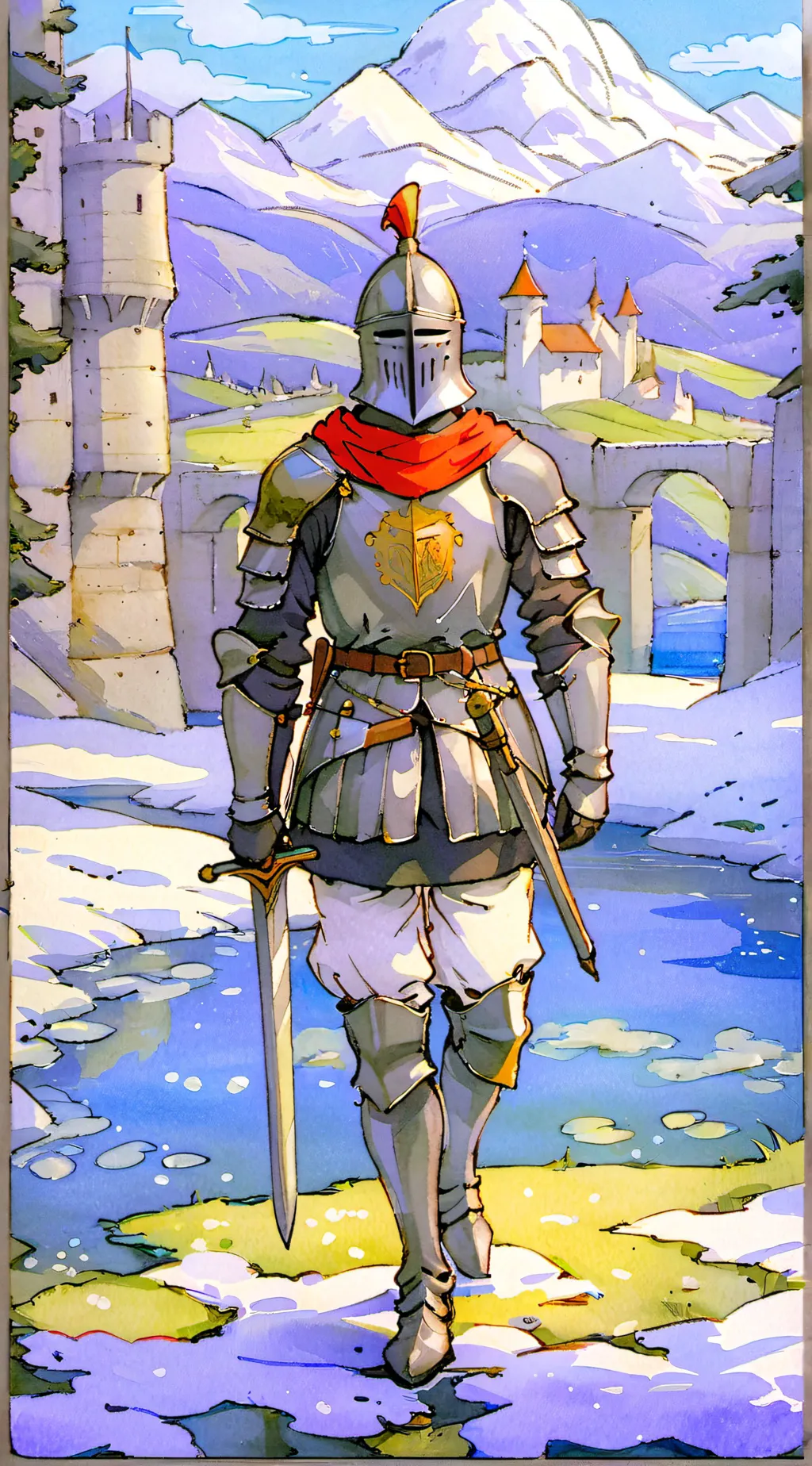 ai character: Knight   background
