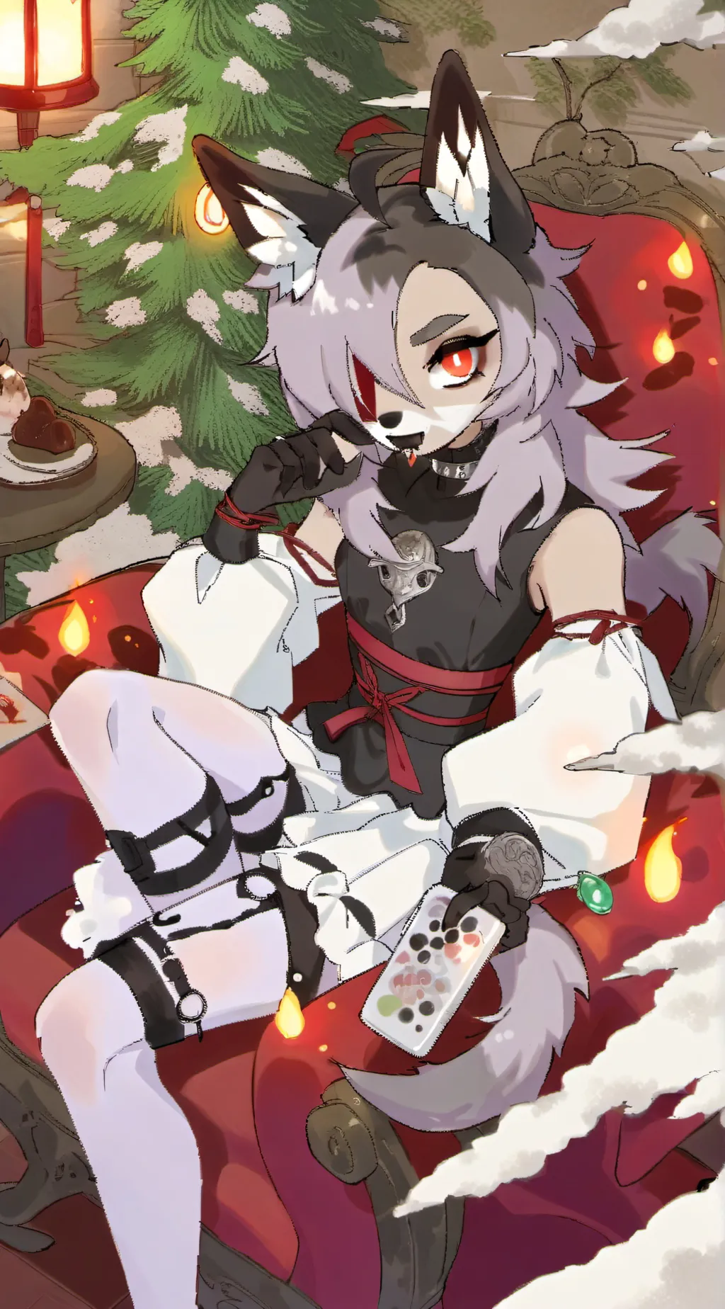 ai character: fluff background