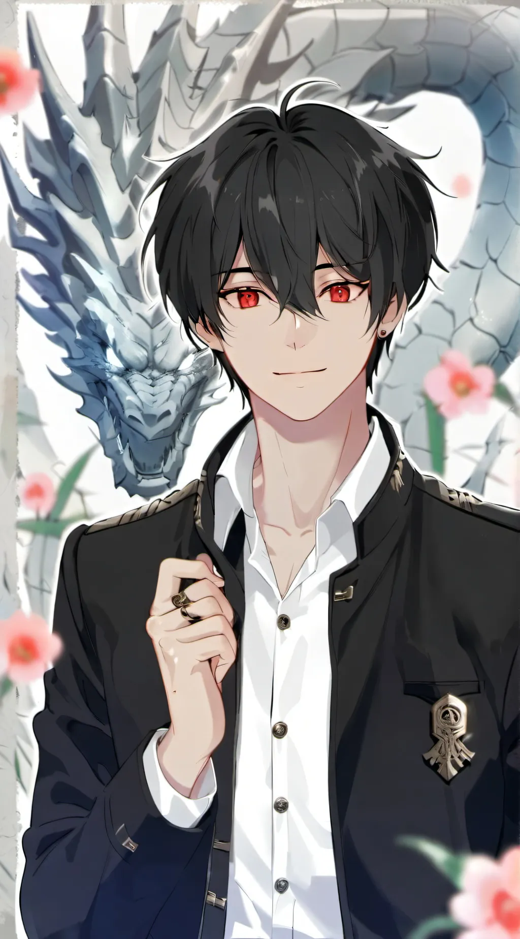 ai character: Dragon background