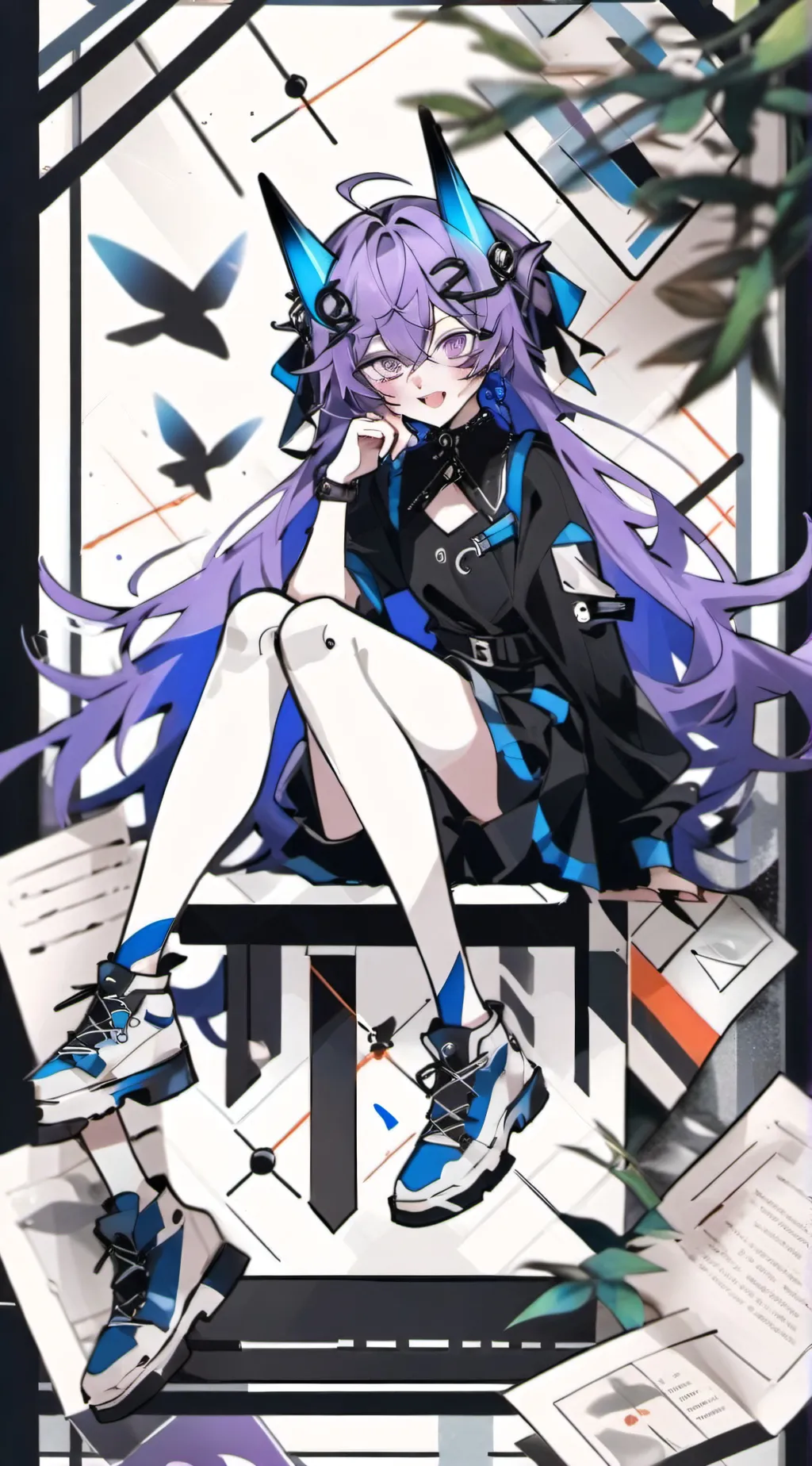 ai character: Vee background