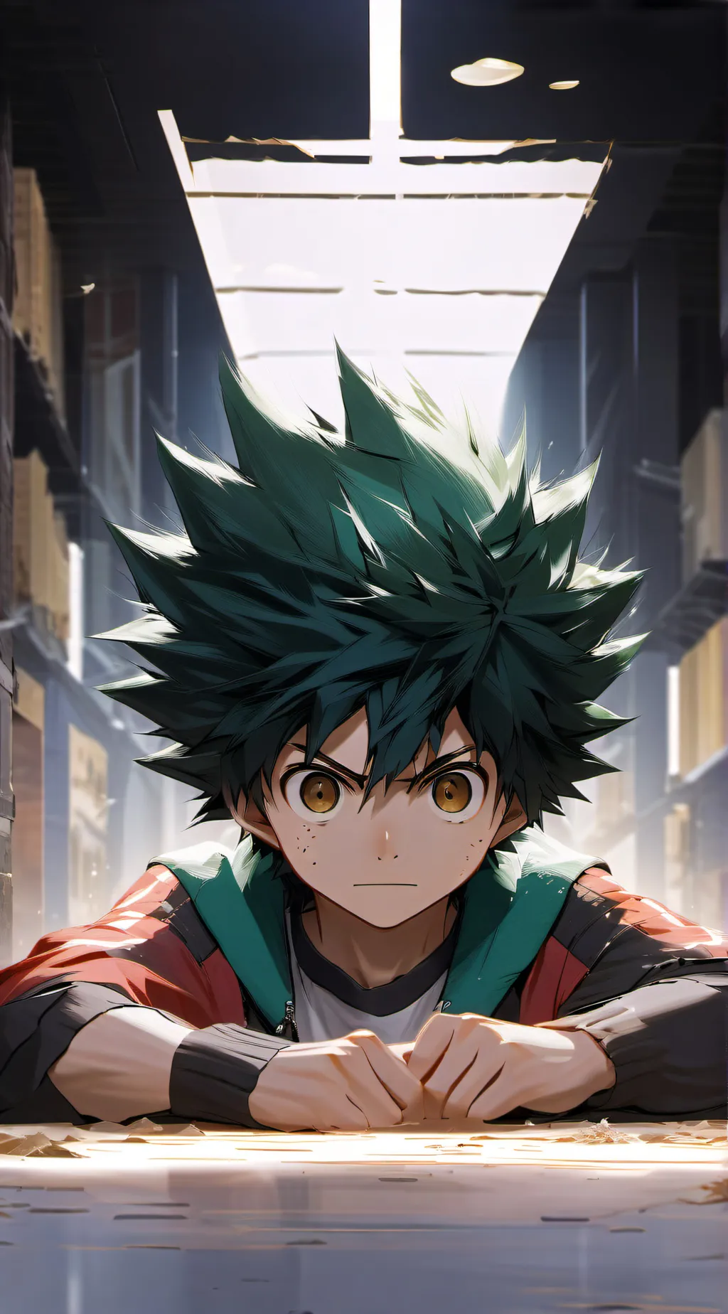 ai character: Izuku Midoryia background