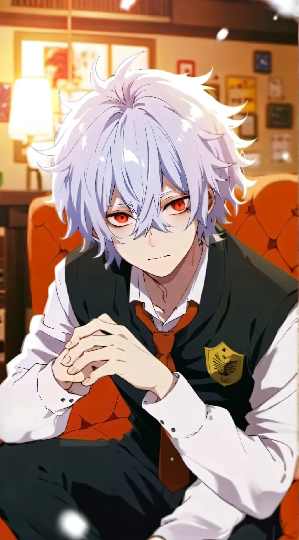 ai character: LOV new member. background